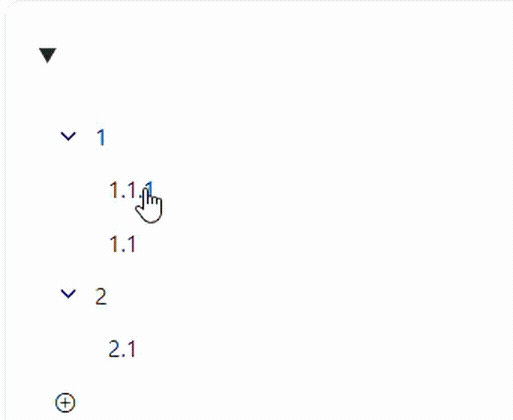 Drag-and-Drop einer Kategorie in der selbst entwickelten TreeView-Komponente